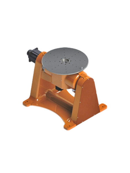 Rotary platform double axis positioner